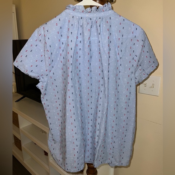 Red/White/Blue Button-Up - Picture 6 of 7